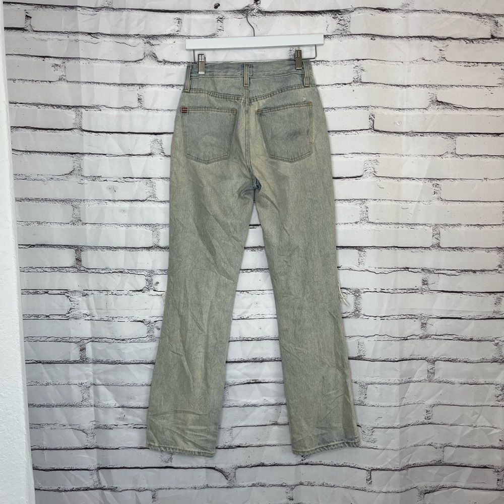 Vintage BDG Urban Outfitters High Waist Light Wash Bootcut Jeans 90s Streetwear - Picture 10 of 16